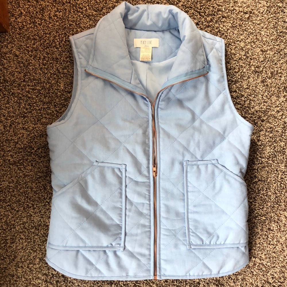 Powder blue vest